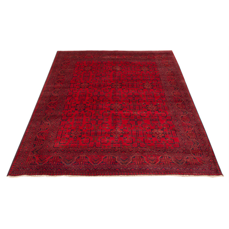 Tapis rouge 6 pi 8 po x 9 pi 7 po Finest Esari