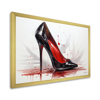 " Red High Heels Sophistication I "