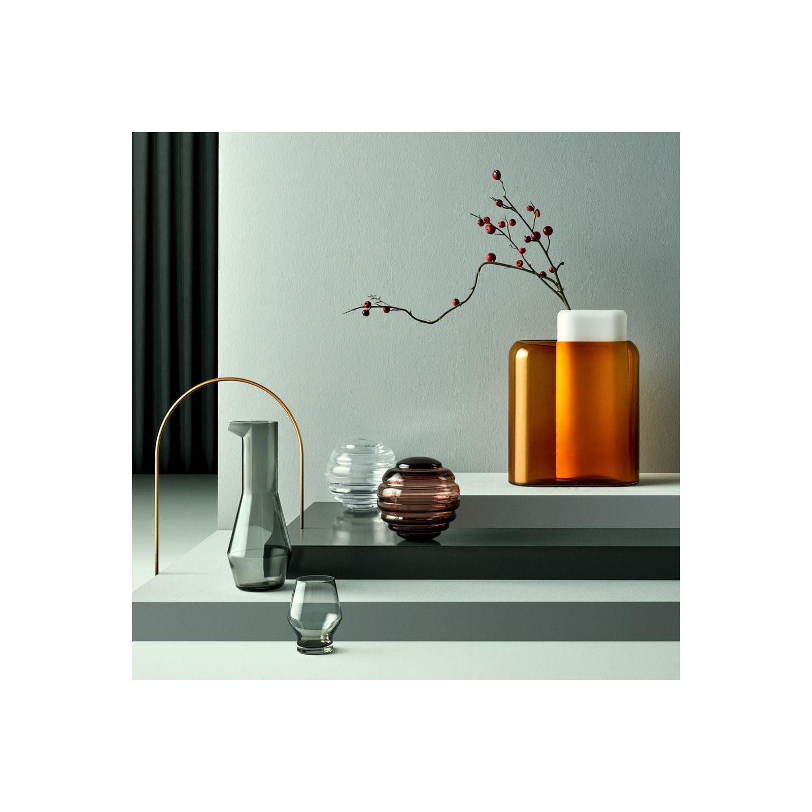 Beak 33.81oz. Pitcher, Smoke