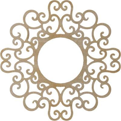 Médaillon 34 po x 34 po x P 13 po x P 3/8 po Reims