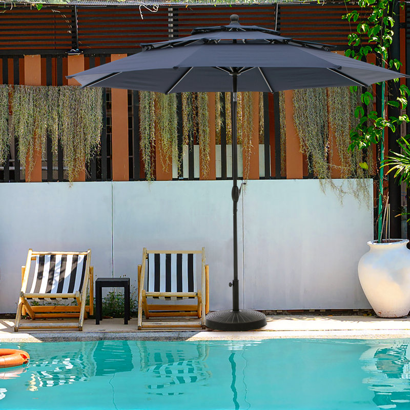 Leigh 3m Market Parasol, Navy