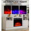 Priyanshu 17 Stories 147cm W Electric Fireplace with 5000 BTU-897010278
