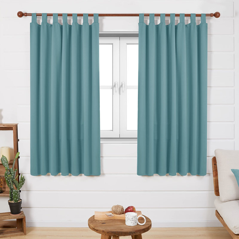 Quennie Blackout Curtain Pair, 42cm Width x 160cm Drop