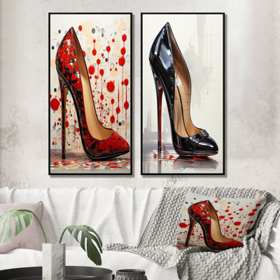 " Black And Red High Heels Symphony IV " 2 - Pieces