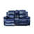 Blue Faux Leather