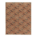 Distressed Homage Hand Knotted Wool Geometric Area Rug