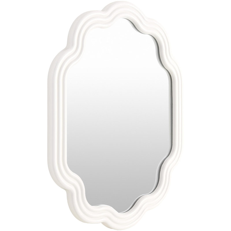Aysun Mirror, White, 20" x 16"