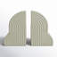 Arch Bookends - 13" x 10" Decorative Ceramic Book Holders - Book Lover Gift Idea-99378008