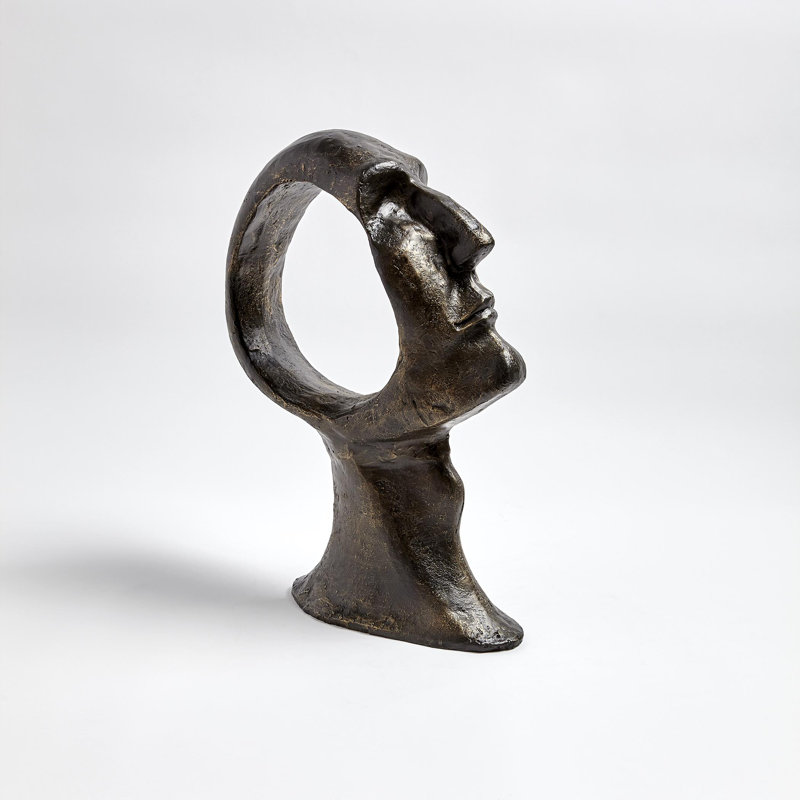 Hollow Head Man-Lg, 18.75" H x 13.5" W x 6.5" D