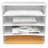 Reagan 4 Tier Paper and File Organizer with Removable Shelve-66131986