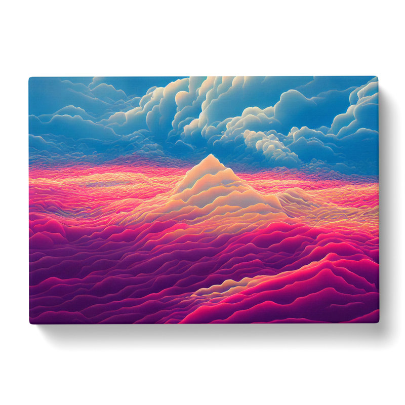 Lush Mountain - Wrapped Canvas, 35cm H x 50cm W x 3cm D
