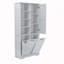 Armoire de rangement de salle de bain avec portes-1116012689