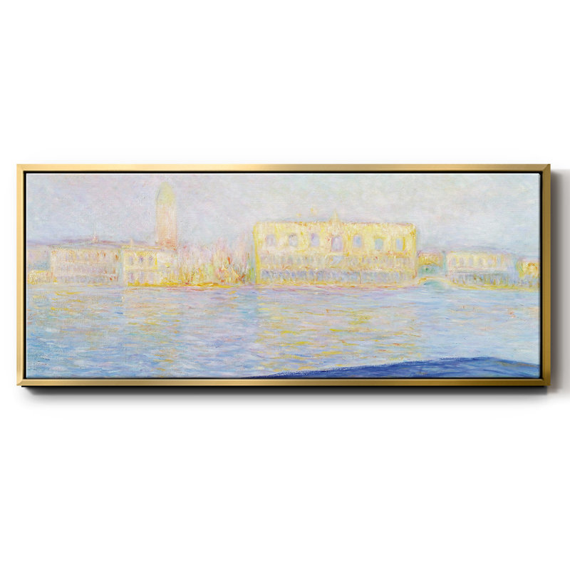Le Palais des Doges vu de San Giorgio Majeur, 1908 01 - Toile encadrée, H 20 po x l 50 po