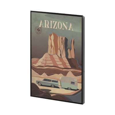 Arizona Go par Simone, reproduction d'art encadrée sous verre