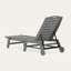Chaise longue à roulettes Lakeside POLYWOOD-9706106
