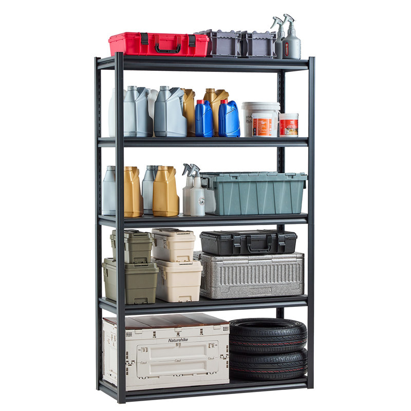 Storage Shelves 18" D x 48" W x 78" H 5-tier Garage Storage Shelving