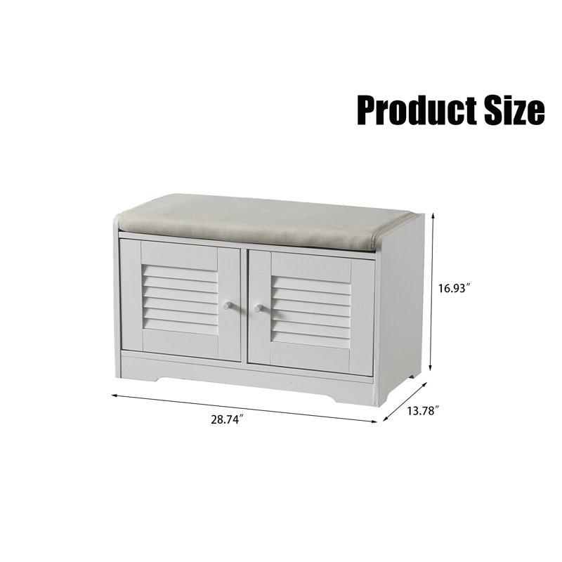 29.5"shoe Storage Bench