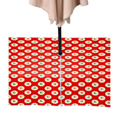 Christmas Bird Patches Water Repellent Tablecloth