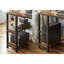 Industrial Rustic 120CM Computer Desk With Adjustable Shelves