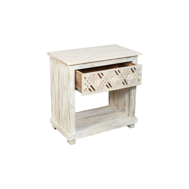 Danieal 28'' W Solid Wood Nightstand