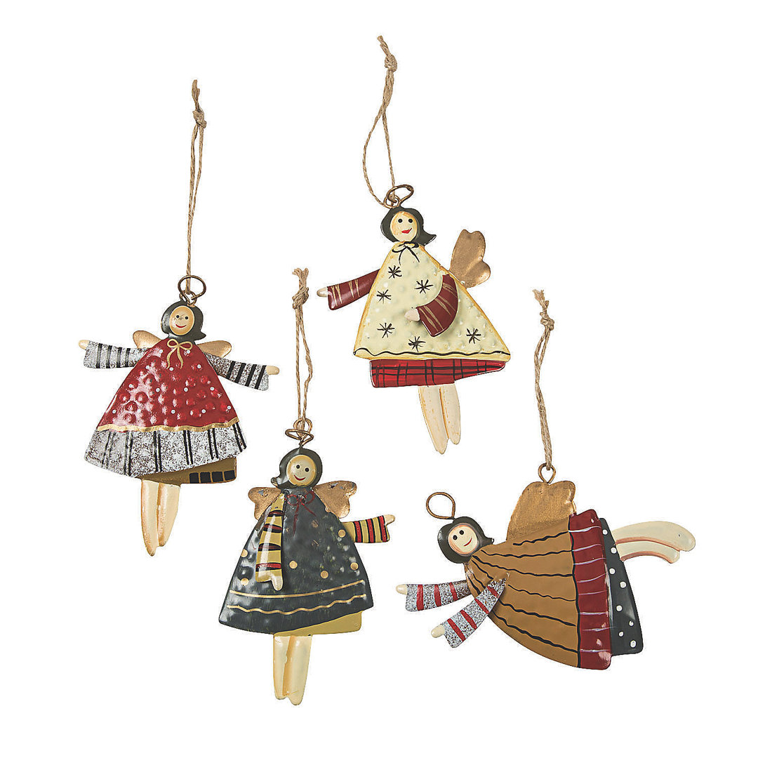 12 Piece Dancing Angel Hanging Figurine Ornament Set The Holiday Aisle®