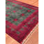 Tapis vert en laine et coton noué à la main Original Original