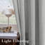 Rideaux semi-transparents avec œillets en mélange de lin - 37 po / 52 po de largeur, panneaux semi-privés et filtrant la lumière pour chambre à coucher -1267717061-1267717071