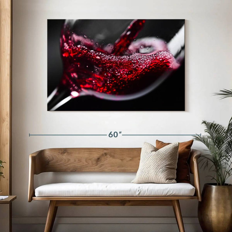 Vin rouge Yarlin, H 32 po x l 48 po