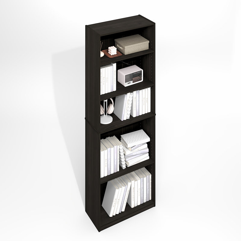 Bibliothèque ajustable à 5 niveaux Simply Home, Noir
