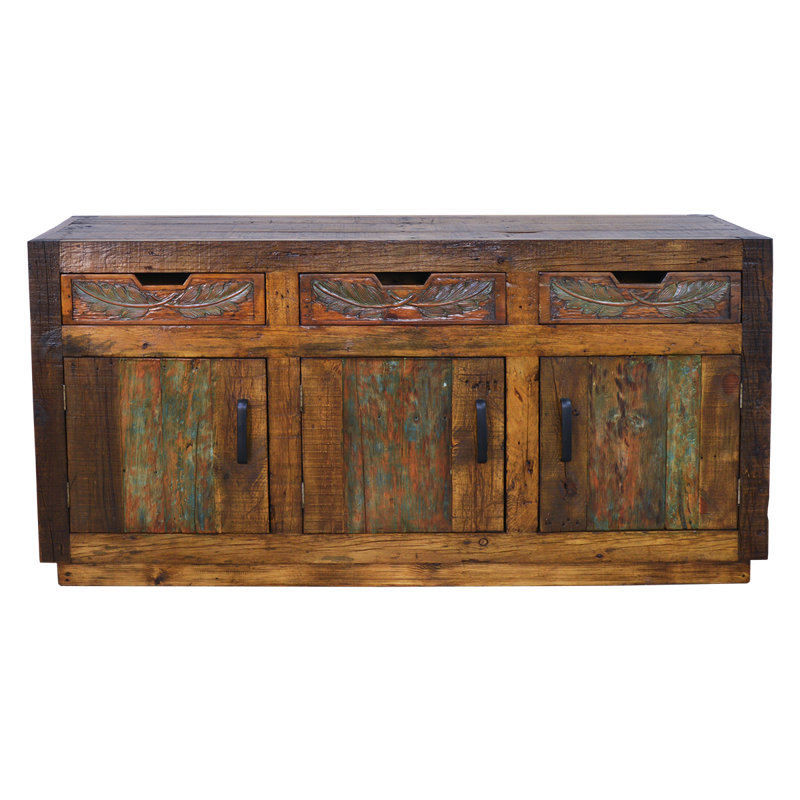 Solid Wood Hand Carved Buffet
