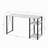 Rectangular Writing Desk With 2 Tier Shelf-1955342053
