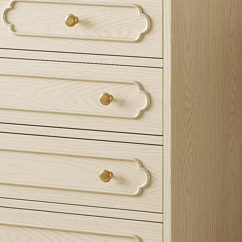 Armoire de rangement robuste en bois massif à 9 tiroirs
