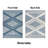 Contemporary Geometric Stripe Weather Resistant Reversible Indoor/Outdoor Area Rug-1407525568