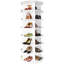 Range-chaussures à 7 niveaux blanc