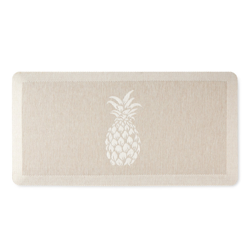 Tapis de cuisine Martha Anoha, Rectangle 19,6 po x 39 po, Beige