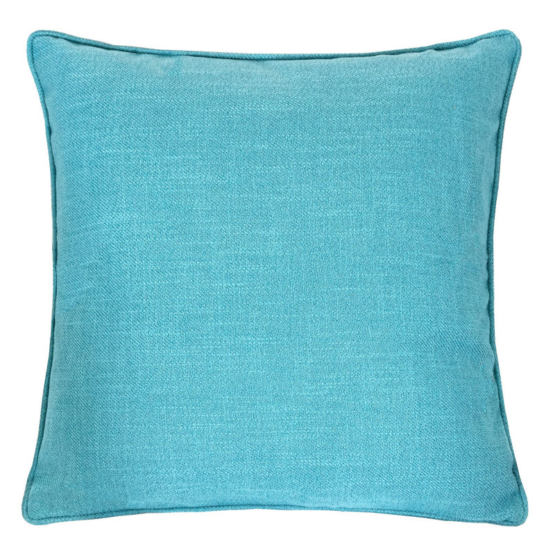 Linen Throw Pillow, Blue