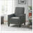 Linen Manual Push Back Recliner Chair-320699873