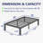 14 Inch King Bed Frame Heavy Duty Metal Platform Bed Frame No Box Spring Needed-783345371