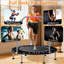 Trampoline 40 "Rebondeur, 440lbs portatif avec ceinture, poignée réglable, convient aux adultes