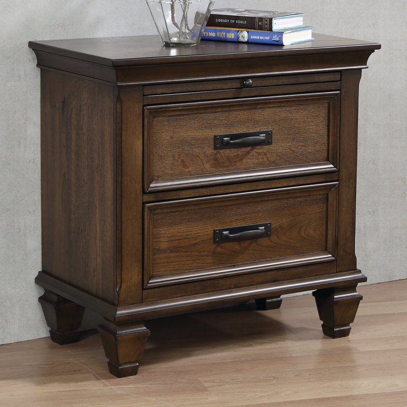 Larrick 28'' W Nightstand, Oak