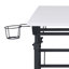 Bureau d'écriture roulant avec hauteur réglable et tablette mobile, parfait pour le bureau à domicile et les petits espaces-1366341838