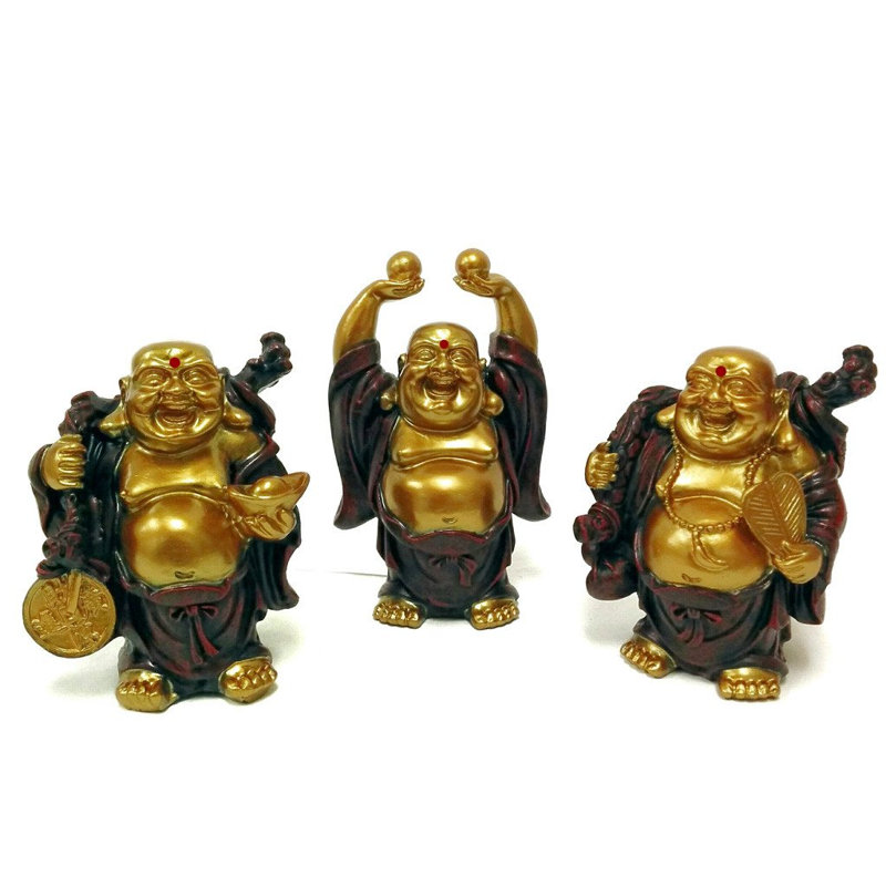 Ensemble de figurine 3 pièces banz bouddha
