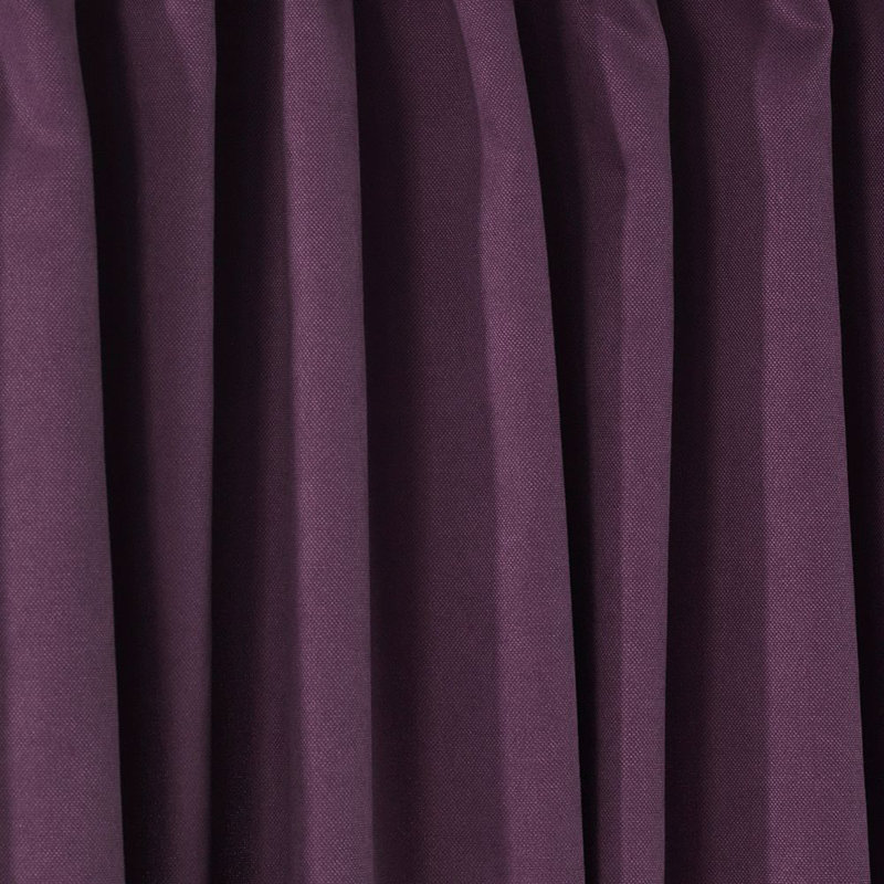 Solid Colour Kitchen Curtain, Purple, 60" W x 60" L