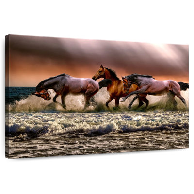 Crowle Horses On Beach