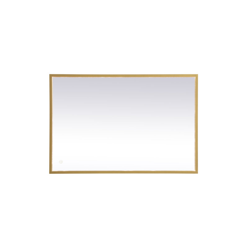 Miroir Piche, Laiton, 24 po x 36 po