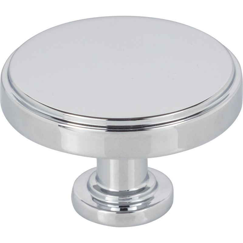 Richard Round Knob, 1 1/4", Polished Chrome