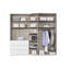 Wavero 5-6 Hinged Door Wardrobe in 3 colours 3 Drawer INCL. Delivery and Assembly-104828265-100795244