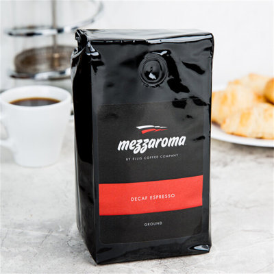 ELLis Mezzaroma Dark Decaf Ground Espresso 12 Oz . - WS-11025020105