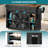 Kitchen Island with Storage, 55" Kitchen Cart with Charging Station