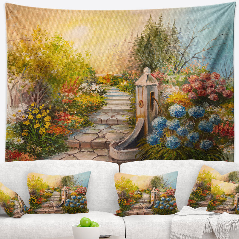 Polyester Tapestry, 50" H x 60" W